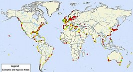 World hypoxic and eutrophic coastal areas