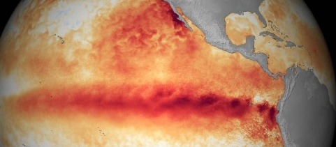 El Nino Pacific warm stretch