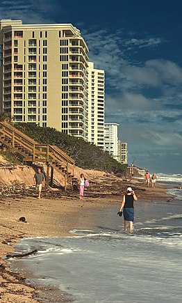 Beach erosion